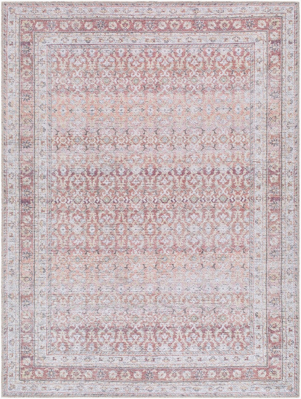 Livabliss Vinny Machine Woven Polyester Accent Rug for Entryways Hallways and High Traffic Spaces Brown, Beige 6'7" x 9' VNY2318-679