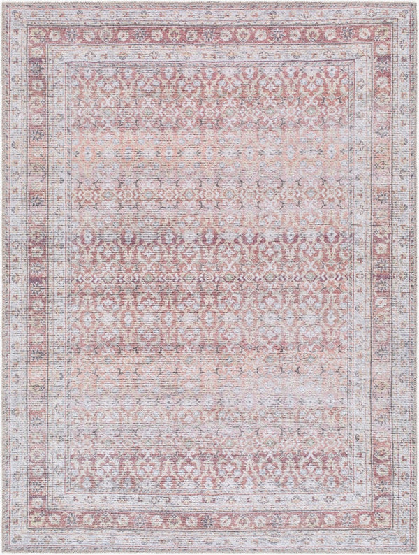 Livabliss Vinny Machine Woven Polyester Accent Rug for Entryways Hallways and High Traffic Spaces Brown, Beige 6'7" x 9' VNY2318-679