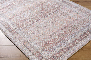 Livabliss Vinny Machine Woven Polyester Accent Rug for Entryways Hallways and High Traffic Spaces Brown, Beige 6'7" x 9' VNY2318-679