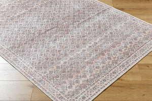 Livabliss Vinny Low Pile Polyester Area Rug Machine Woven in Turkey for High Traffic Spaces Beige, Charcoal 8'10" x 12' VNY2321-81012