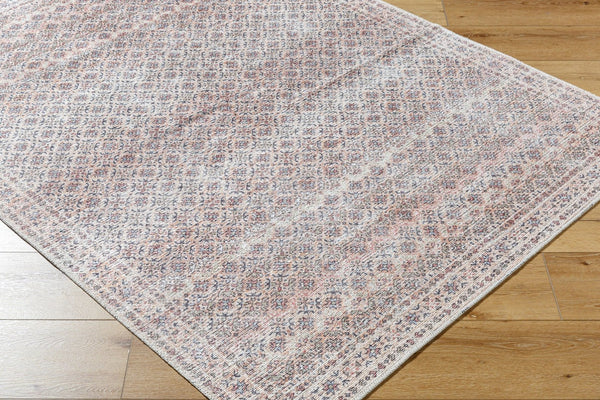 Livabliss Vinny Low Pile Polyester Area Rug Machine Woven in Turkey for High Traffic Spaces Beige, Charcoal 8'10" x 12' VNY2321-81012