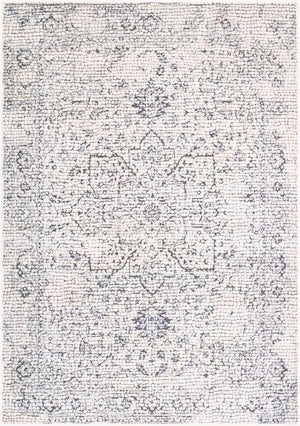 Livabliss Venezia Traditional Turkish Area Rug Polypropylene Ornate Pattern for Living Dining Rooms Slate, Light Be 5'3" x 7'3" VNZ2309-5373