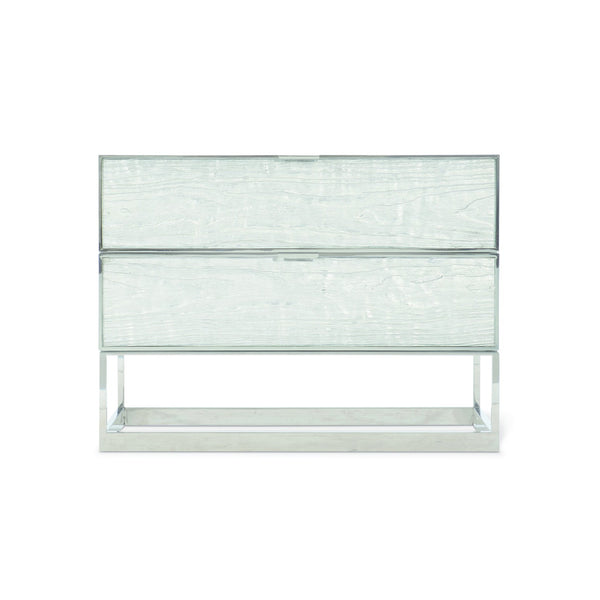 Bernhardt Bernhardt Cook Hand-Antiqued Brass Candleholder With Crystal Hurricane Shade For Elegant Ambiance 382229