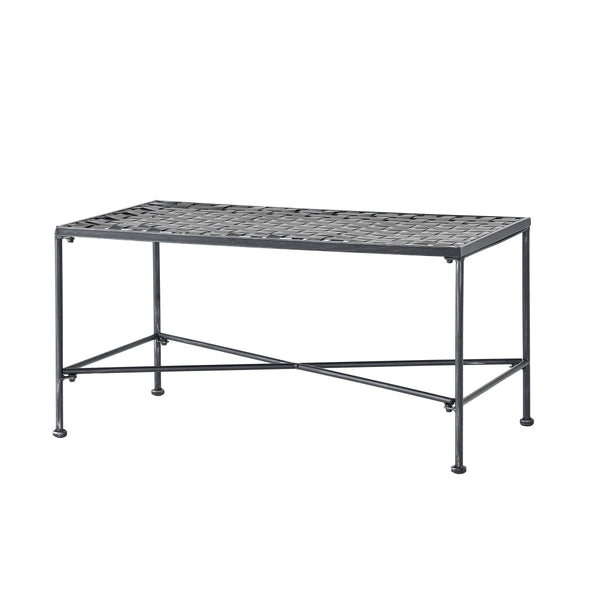 English Elm Christopher Knight Home® - LUNA Modern Black Iron Coffee Table, Powder-Coated Durable Frame, 36.75"W x 20.75"D x 18"H Stylish 57639.00