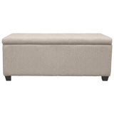 Parker House Parker Living Sleep Avery - Dune Storage Bench Dune Natural 100% Polyester (W) BAVE-BENCH-DUN