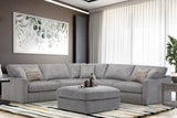 Parker House Parker Living Surrender- Burmese Nature 5 Piece Modular Sectional Burmese Nature 100% Polyester SSUR-PACK5A-BRNT