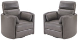 Parker Living Radius - Florence Heron - Powered By Freemotion Cordless Power Swivel Glider Recliner - Set of 2 Florence Heron MRAD#812GSP-P25-2-FHE Parker House