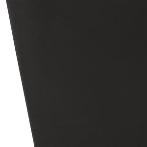 English Elm 13" Mgo Cast Stone Tapered Square Planter Architectural Matte Black Patio Accent Rust 69574.00BLK