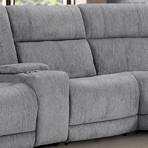 Parker House Parker Living Spencer - Stylish Armless Recliner With Power Footrest For Ultimate Comfort And Relaxation Grey 100% Polyester (W) Mspe#810-tgr