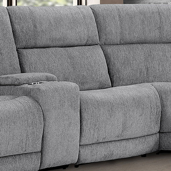 Parker House Parker Living Spencer - Stylish Armless Recliner With Power Footrest For Ultimate Comfort And Relaxation Grey 100% Polyester (W) Mspe#810-tgr