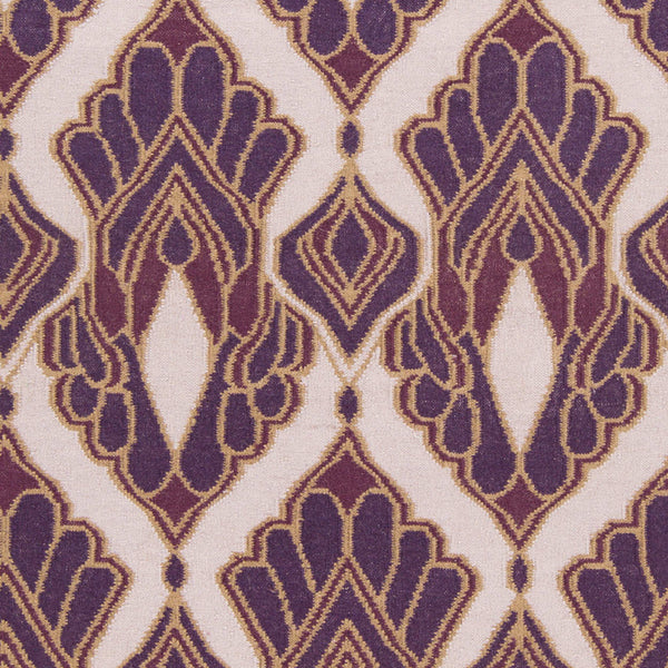 Surya Voyages 2'6" X 8' Handmade Wool Rug - Elegant Global Design For Stylish Home Decor & Durability Dark Purple Wool Voy50-268