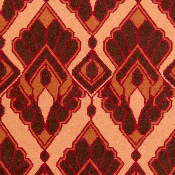 Surya Voyages 2'6" X 8' Handmade Wool Rug - Elegant Global Design For Stylish Home Decor & Durability Dark Brown Wool Voy51-268