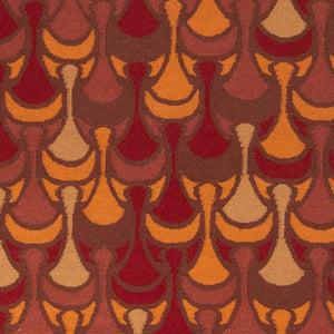 Surya Voyages 2'6" X 8' Handmade Wool Rug - Elegant Global Design For Stylish Home Decor & Durability Red Wool Voy59-268