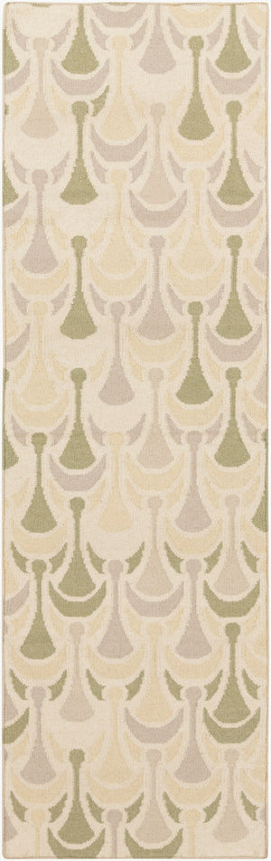 Surya Voyages 2'6" X 8' Handmade Wool Rug - Elegant Global Design For Stylish Home Decor & Durability Wheat Wool Voy60-268