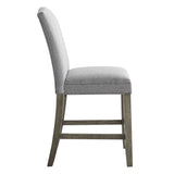 Steve Silver Grayson Counter Chair Gray, Set of 2 GS640CCG