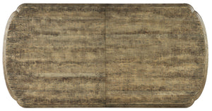 Hooker Furniture La Grange Le Vieux Double Pedestal Dining Table With Two 18" Leaves, Reclaimed Barnwood Finish 6960-75200-81