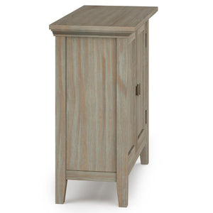 English Elm Redmond Handcrafted Low Storage Cabinet In Distressed Grey - Timeless Charm For Any Room B136P159526-GIGA