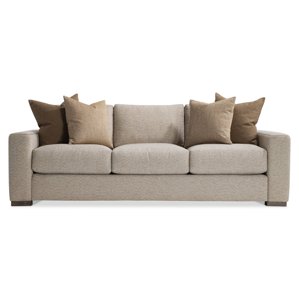 Bernhardt Bernhardt Vaughn Fabric Sofa With Stitched “X” Track Arms, Deep Cushions, Box-Edge Pillows — Custom Upholstery Options (Made-To-Order) P1097A