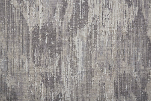 Feizy Rugs Lennon Abstract Distressed Rug - Durable Polyester & Polypropylene For Sophisticated Home Décor Tan,Taupe,Gray Polyester,Polypropylene Len39fyfgry000f00