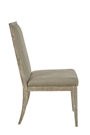 A.R.T. Furniture Tamarac Upholstered Side Chair - Transitional Dusky Brindle Design With Comfort & Style, Set Of 2 - Set Of 2 Beige, Beige Material, Parawood Solids,Oak Veneer,Foam,Fabric 267206-2352