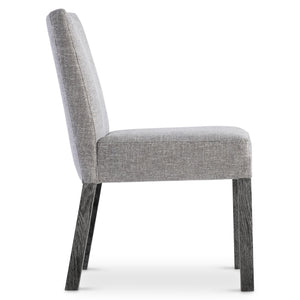 Bernhardt Bernhardt Menton Upholstered Side Chair With Sutton Wood Legs, Curved Arms, Durable Tailored Comfort 352541