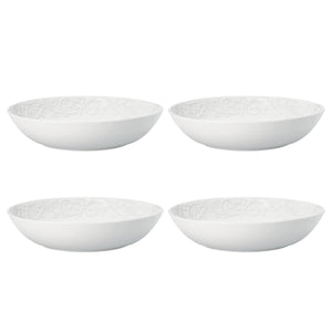 Lenox Opal Innocence Carved Pasta Bowls, Set of 4 White, WHITE PORCELAIN 895726