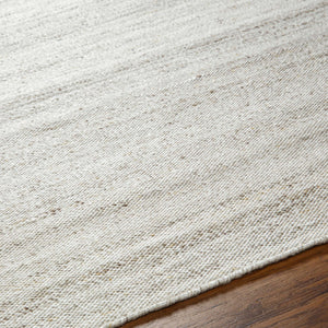 Surya Verna Eco-friendly 10' X 14' Hand-woven Rug | Chic Modern Design Perfect For Stylish Spaces Cream Recycled Pet Yarn Vra2300-1215