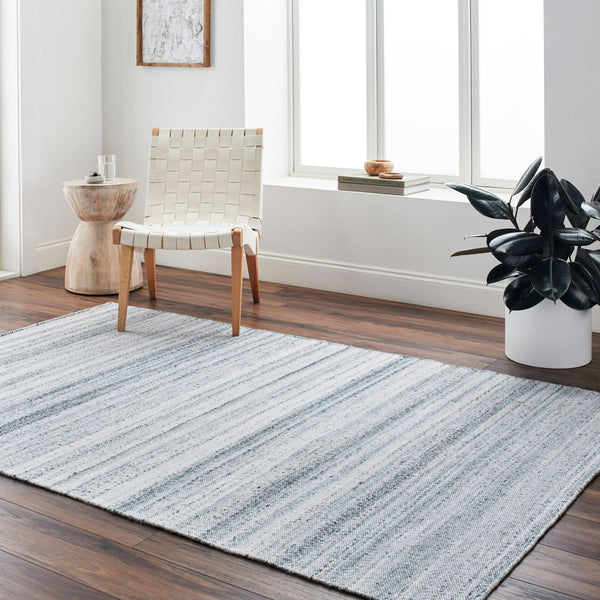 Surya Verna Eco-friendly 10' X 14' Hand-woven Rug | Chic Modern Design Perfect For Stylish Spaces Cream Recycled Pet Yarn Vra2301-268