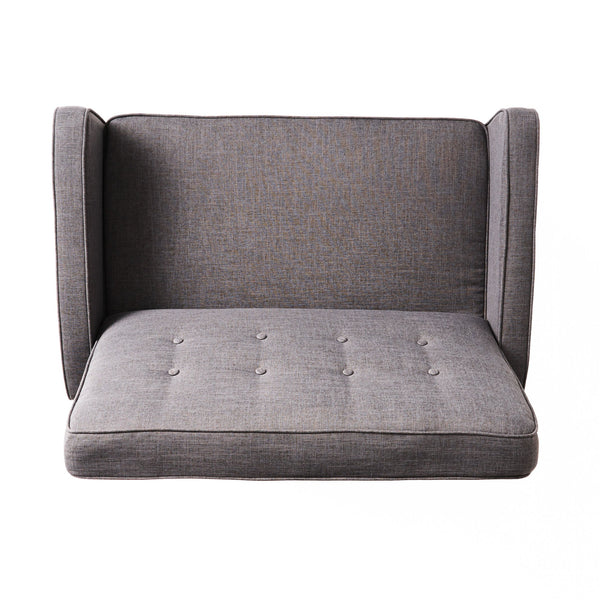English Elm Christopher Knight Home® - 47" Wide Manual Standard Recliner with Plush Fabric Upholstery, Spacious 47" Seat, Durable Frame, Comfort Gray 61259.00GRY
