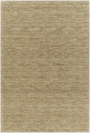 Surya Viera 2' X 3' Handmade Wool Rug - Stylish, Durable, High/Low Design For Modern Home Décor Olive Wool Vre2301-1215
