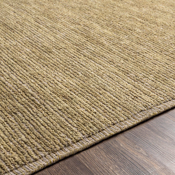 Surya Viera 2' X 3' Handmade Wool Rug - Stylish, Durable, High/Low Design For Modern Home Décor Olive Wool Vre2301-1215
