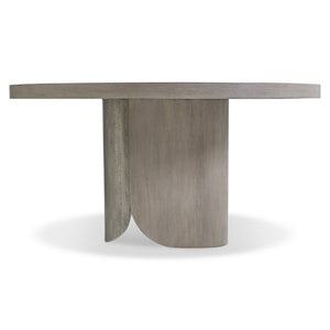 Bernhardt Nexus Sculptural Mahogany Dining Table with Graphite Cast Aluminum Base — Timeless Modern Centerpiece K2142