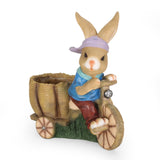 Christopher Knight Home® - Noble House - Raglan Outdoor Decorative Rabbit Planter, Blue and Brown