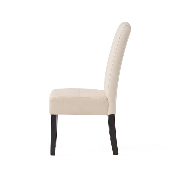 English Elm Pertica Upholstered Dining Chair Set of 2 with T-stitch Detail for Modern 38541.00
