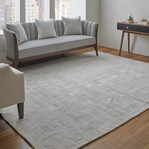 Feizy Rugs Eas69acf Eastfield Artisanal Hand-woven Viscose And Wool Abstract Rug - Modern Style For Any Space Ivory Viscose,Wool Eas69acfbge000e10