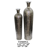 2 Piece Black Nickel Vase VSN015NA