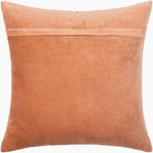 Surya Velvet Sparkle Accent Pillow - 18"L X 18"W Modern Cotton Design For A Chic & Luxurious Home Decor Mauve Cotton,Cotton Vsp001-1818d