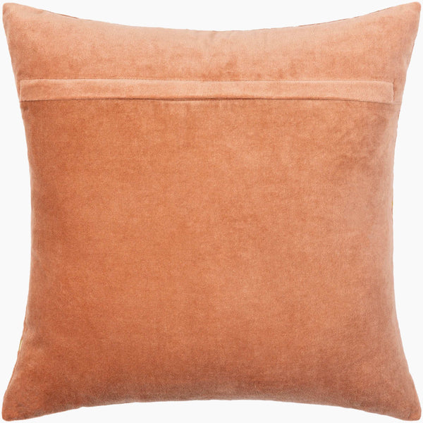 Surya Velvet Sparkle Accent Pillow - 18"L X 18"W Modern Cotton Design For A Chic & Luxurious Home Decor Mauve Cotton,Cotton Vsp001-1818d