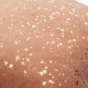 Surya Velvet Sparkle Accent Pillow - 18"L X 18"W Modern Cotton Design For A Chic & Luxurious Home Decor Mauve Cotton,Cotton Vsp001-1818d