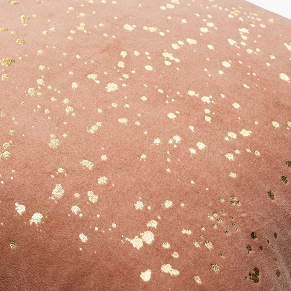 Surya Velvet Sparkle Accent Pillow - 18"L X 18"W Modern Cotton Design For A Chic & Luxurious Home Decor Mauve Cotton,Cotton Vsp001-1818d