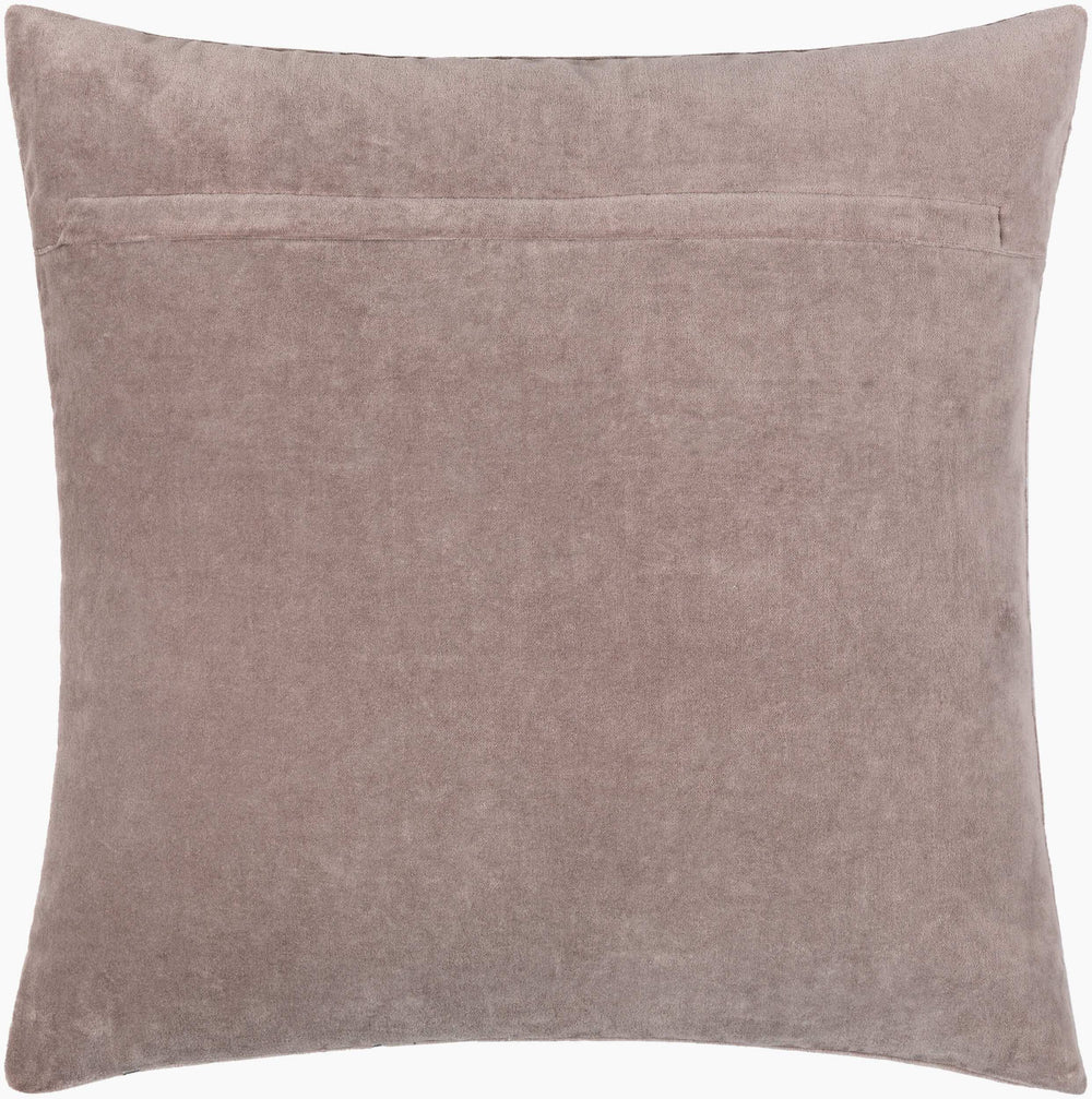 Surya Velvet Sparkle Accent Pillow - 18"L X 18"W Modern Cotton Design For A Chic & Luxurious Home Decor Gray Cotton,Cotton Vsp002-2020