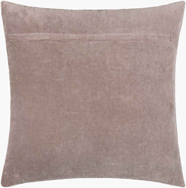 Surya Velvet Sparkle Accent Pillow - 18"L X 18"W Modern Cotton Design For A Chic & Luxurious Home Decor Gray Cotton,Cotton Vsp002-2020