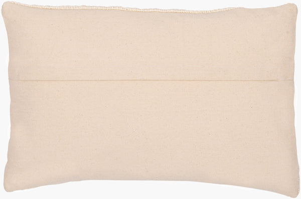 Surya Vanessa Hand-woven 14"L X 22"W Lumbar Pillow Cover - Cozy Cottage Charm For Inviting Homes Cream Cotton,Cotton Vss001-1422