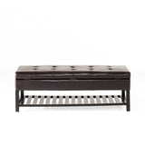 Christopher Knight Home® - Noble House - - Ottoman With Storage And Bottom Rack