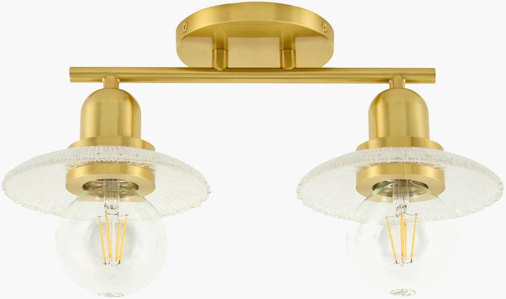 Livabliss Vastrav Art Deco Metal and Glass Wall Sconce for Entryways Living Rooms Vanity VSV-002