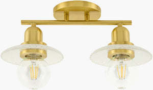 Livabliss Vastrav Art Deco Metal and Glass Wall Sconce for Entryways Living Rooms Vanity VSV-002