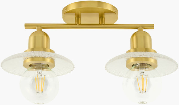 Livabliss Vastrav Art Deco Metal and Glass Wall Sconce for Entryways Living Rooms Vanity VSV-002