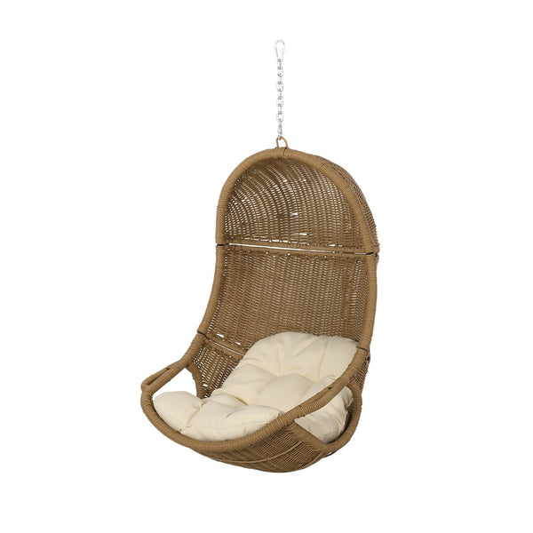 English Elm Christopher Knight Home® - LENA Hanging Basket with Durable Fabric Construction and Sturdy Handles for Stylish Indoor Decor Brown+Beige 70428.00BGE