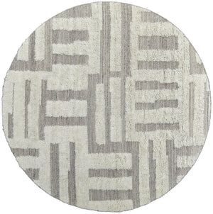 Feizy Rugs Ashby Hand-woven Wool Geometric Rug – Timeless Transitional Style In Subtle Neutrals For Any Room Gray,Ivory Wool Ash8909fivygryn90