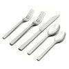 Oneida 45-Pc Hammered Stainless Steel Flatware Set, Mirror Finish, Service for 8